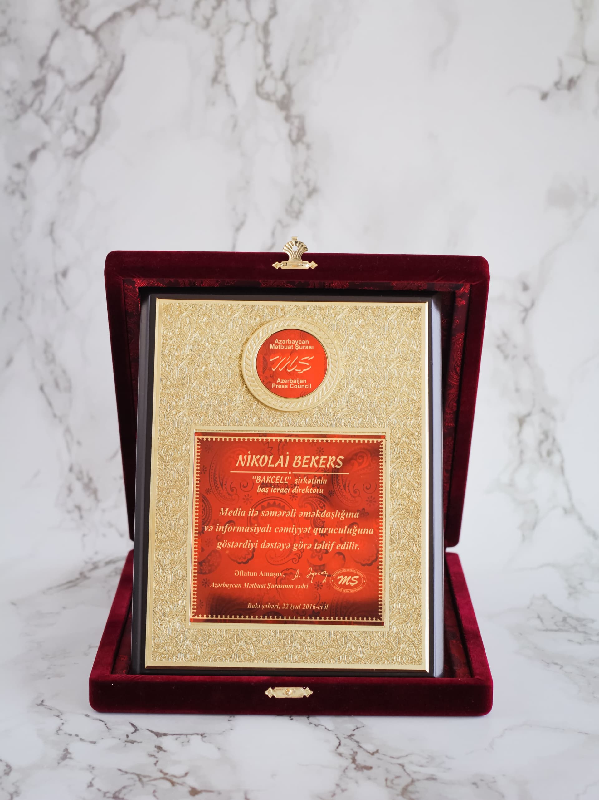 standart plaket